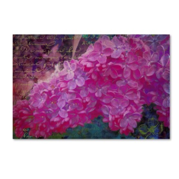 Trademark Fine Art Tina Lavoie 'Vintage Lilacs' Canvas Art, 16x24 ALI10972-C1624GG